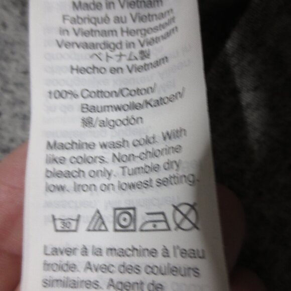 JCREW womens PERFECT TEE t-shirt GRAY crew SOFT long-sleeve SIZE S - Picture 5 of 6